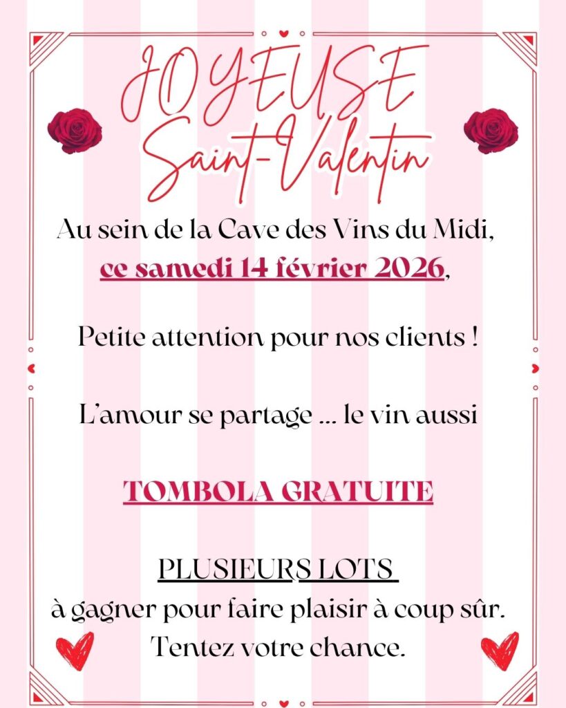 affiche st valentin tombola jour 2026